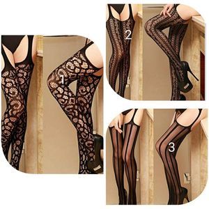 2021 Fishnet Tights Suspender Pantyhose Thigh-Hi